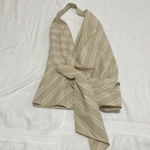 NWT. Zara striped halter. Size S